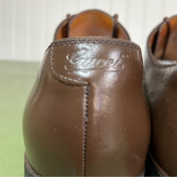 Gucci Unisex Perforated Oxfords in Chocolate Brown Leather *Italy* - Picture 6 of 16